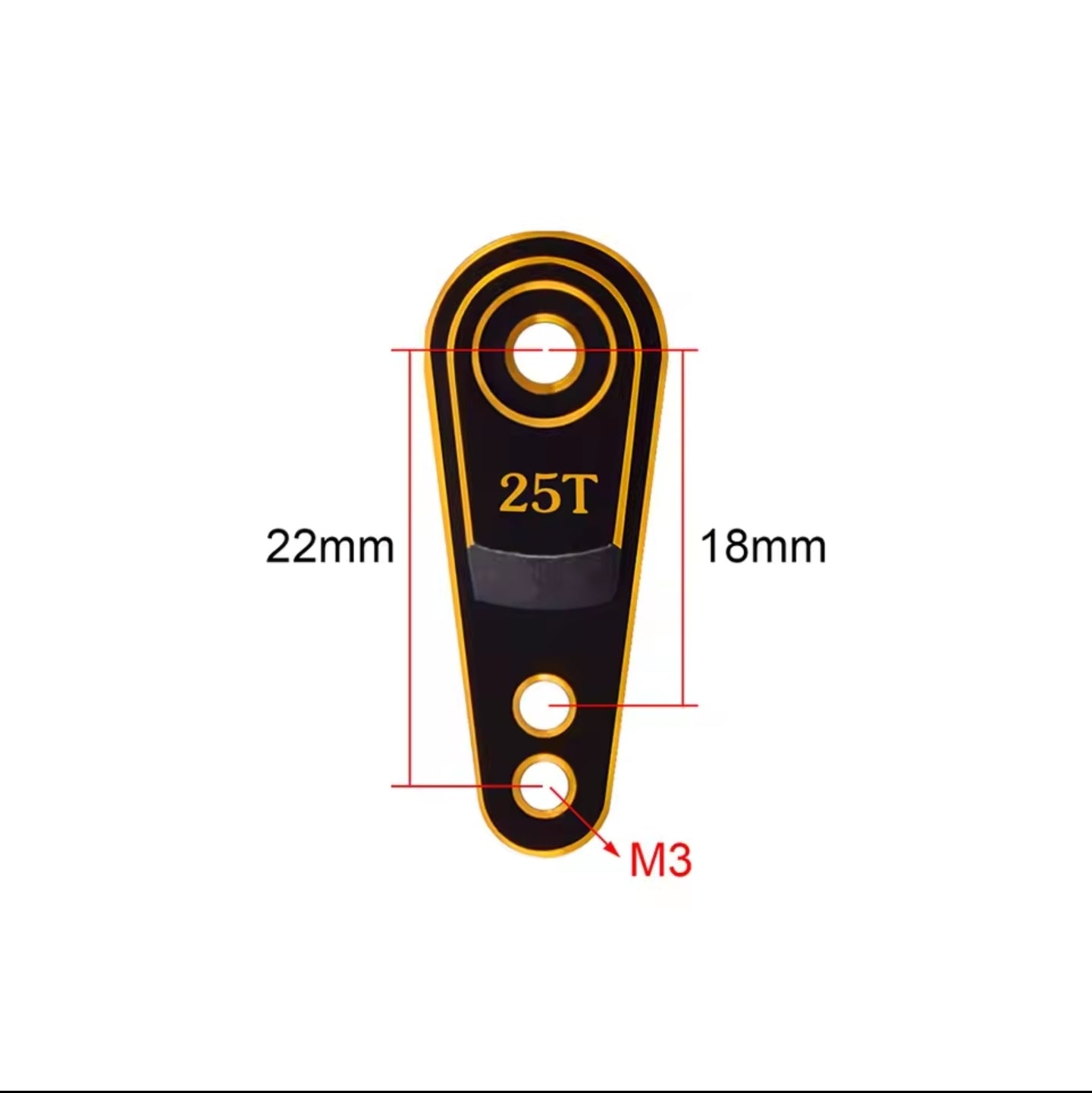 Brazo de servo 25t 1:10