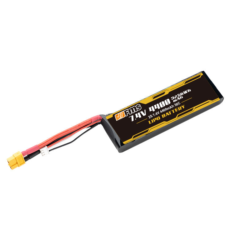 FMS Batería lipo 2s 7.4v 4,400mah 30C
