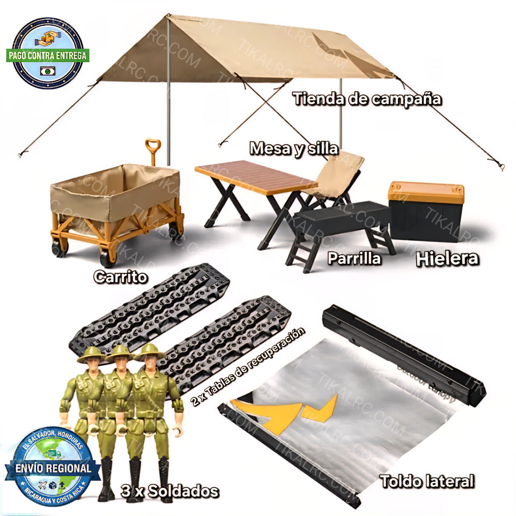 KIT DE ACCESORIOS MN Model 1:12 - 1:16