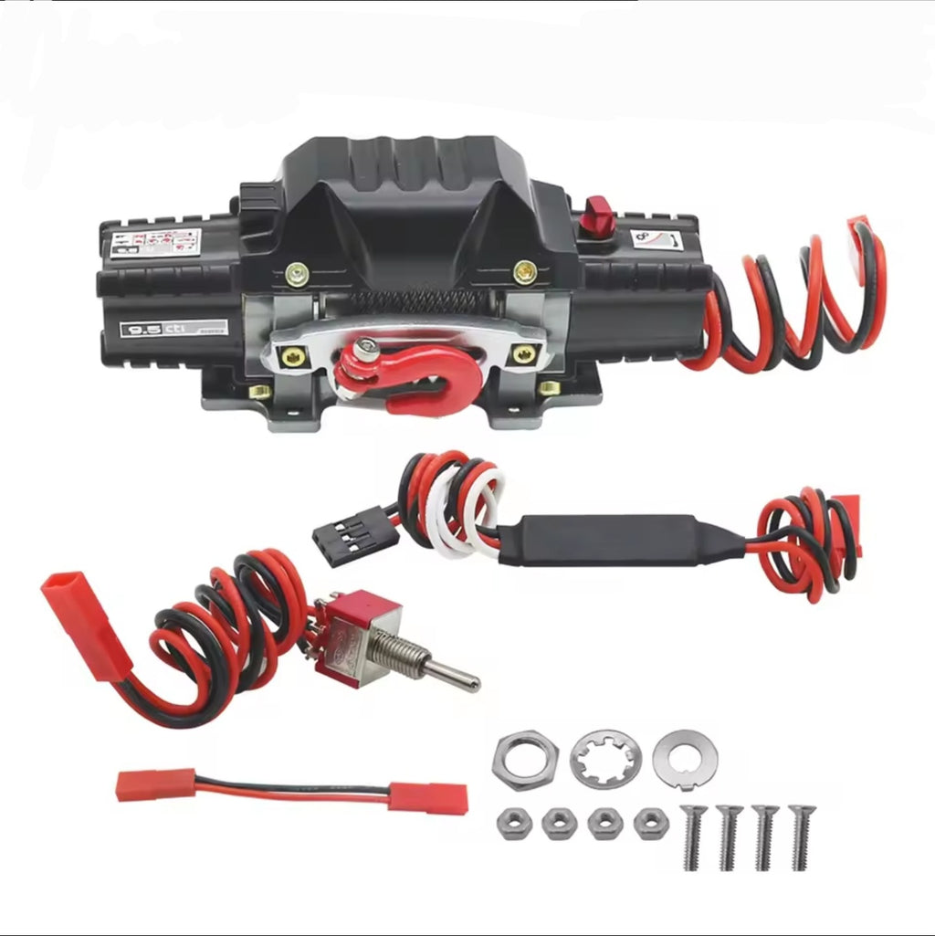 Winch motor dual 1:10 - 1:8