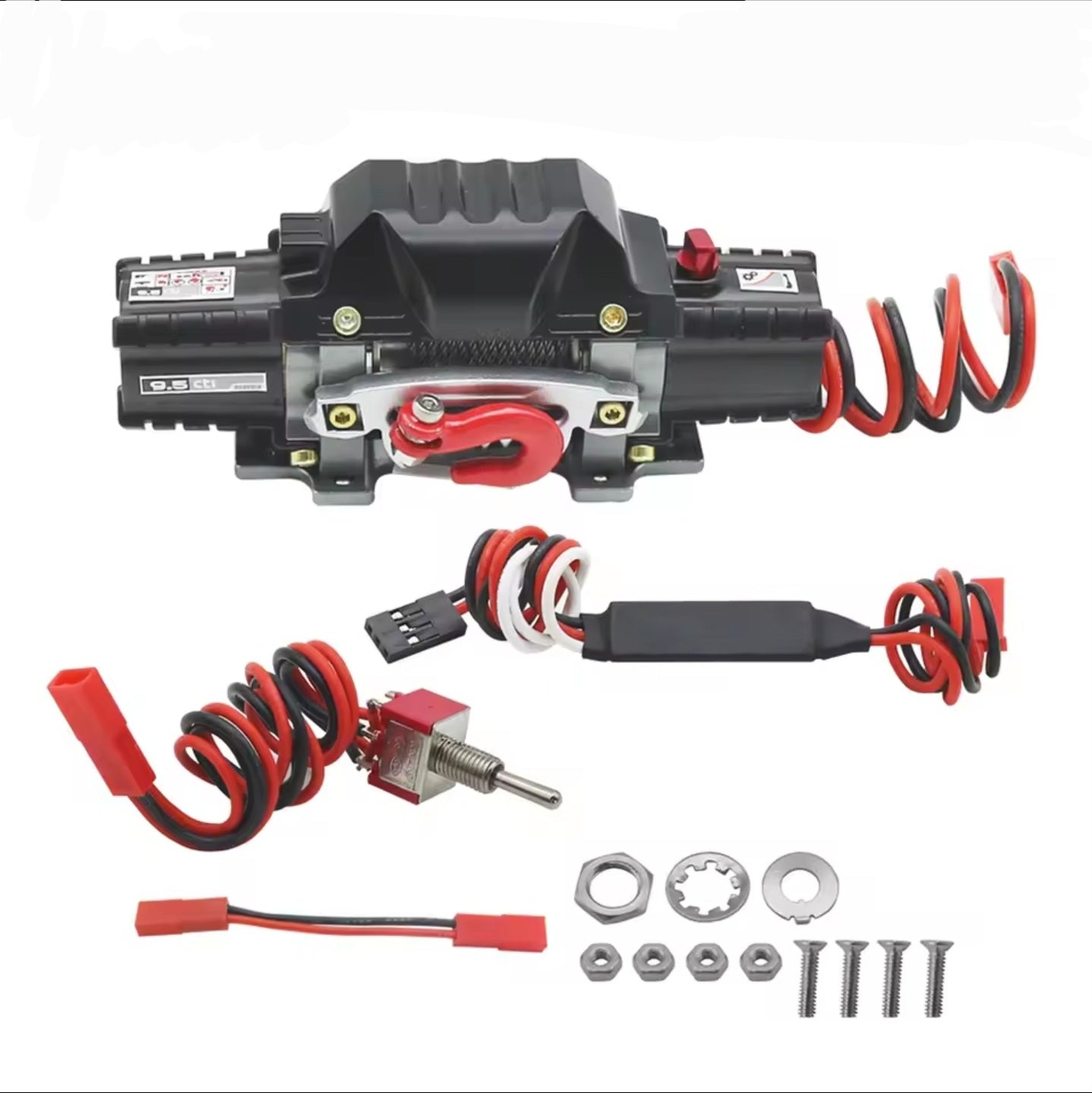 Winch motor dual 1:10 - 1:8